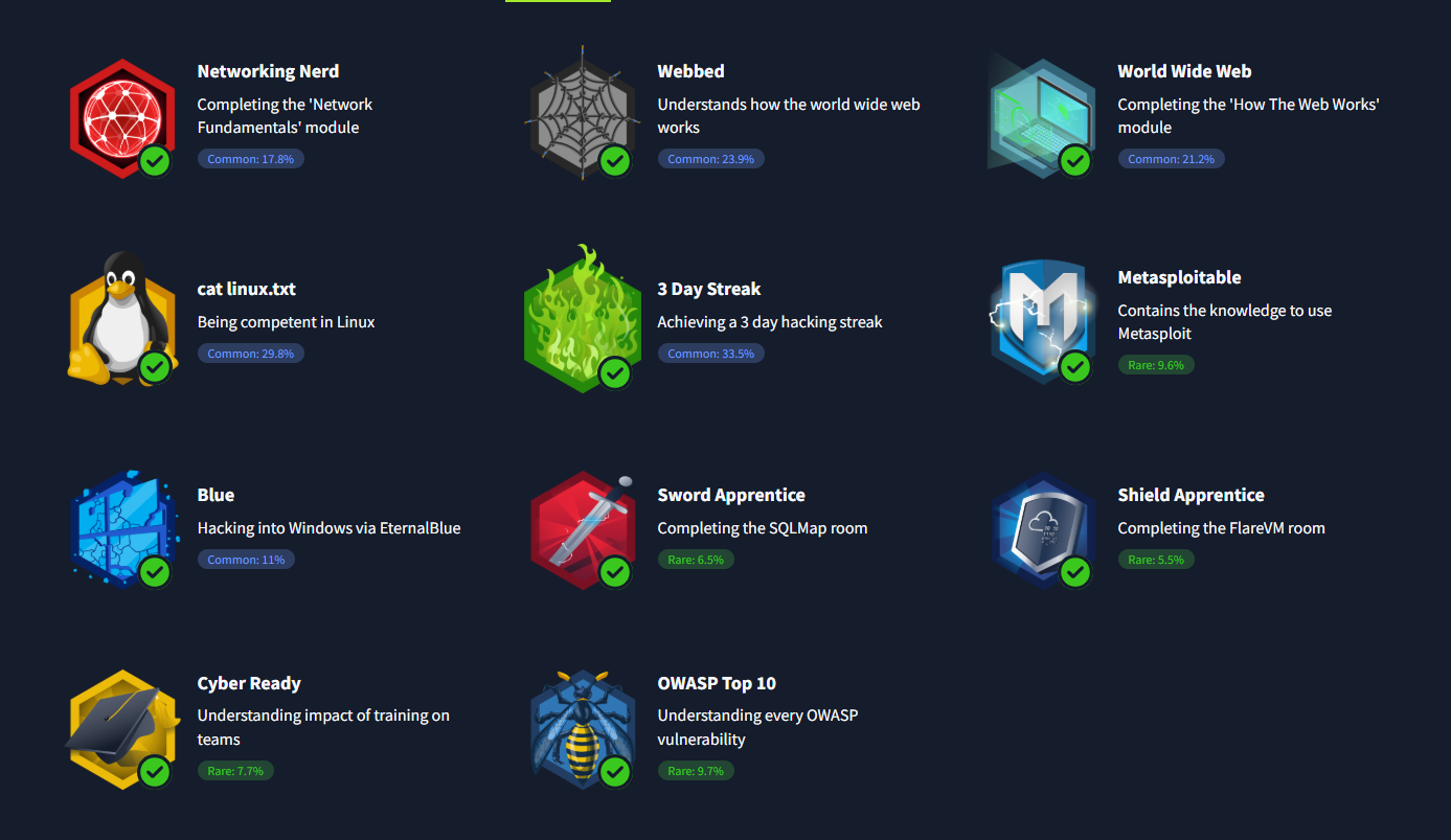 THM Badges